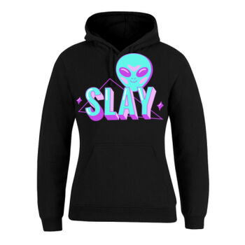 Slay 1990s retro sayings quotes tshirt big and tall large hoodie hood jumper sweatshirt long sleeve  Thumbnail