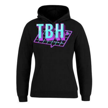 TBH To be honest 1990s retro sayings quotes tshirt big and tall large hoodie hood jumper sweatshirt long sleeve Thumbnail