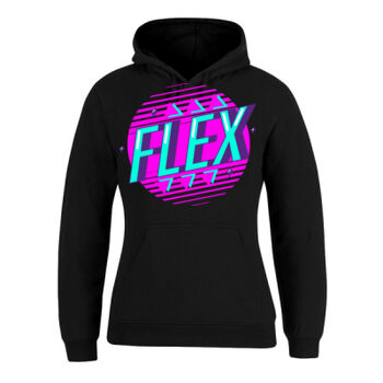 Flex 1990s retro sayings quotes tshirt big and tall large hoodie hood jumper sweatshirt long sleeve Thumbnail