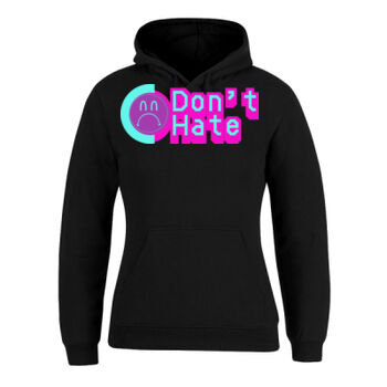 Don't hate 1990s retro sayings quotes tshirt big and tall large hoodie hood jumper sweatshirt long sleeve Thumbnail