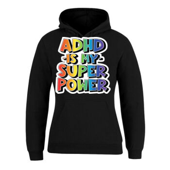 ADHD Neurodivergent hoodie hood jumper sweatshirt Thumbnail