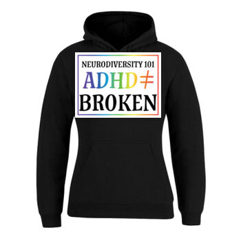 ADHD Neurodivergent hoodie hood jumper sweatshirt  Thumbnail