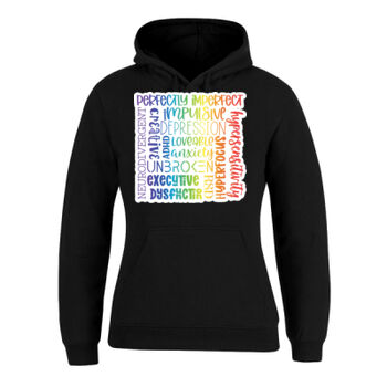 ADHD Neurodivergent hoodie hood jumper sweatshirt  Thumbnail