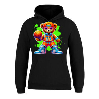 cool funky spaint splash retro teddy bear Thumbnail