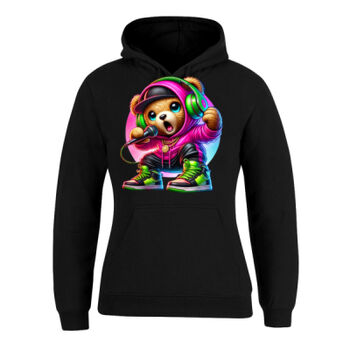 cool funky spaint splash retro teddy bear Thumbnail