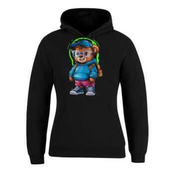 cool funky spaint splash retro teddy bear Thumbnail