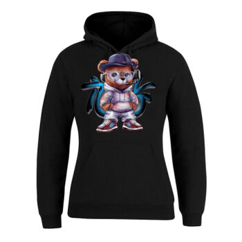 cool funky spaint splash retro teddy bear Thumbnail