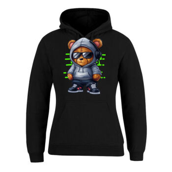 cool funky spaint splash retro teddy bear Thumbnail