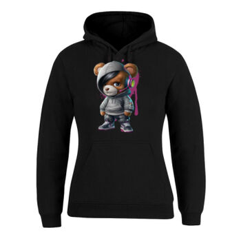 cool funky spaint splash retro teddy bear Thumbnail