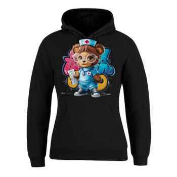 cool funky spaint splash retro teddy bear Thumbnail