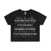 Wo's Classic Crop Tee Thumbnail