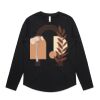 Wo's Maple Curve L/S Tee Thumbnail