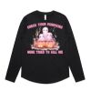 Wo's Maple Curve L/S Tee Thumbnail