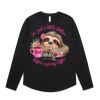 Wo's Maple Curve L/S Tee Thumbnail
