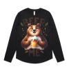 Wo's Maple Curve L/S Tee Thumbnail
