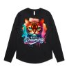 Wo's Maple Curve L/S Tee Thumbnail