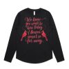 Wo's Maple Curve L/S Tee Thumbnail