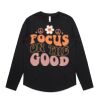 Wo's Maple Curve L/S Tee Thumbnail