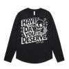 Wo's Maple Curve L/S Tee Thumbnail