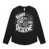 Wo's Maple Curve L/S Tee Thumbnail