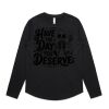 Wo's Maple Curve L/S Tee Thumbnail