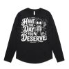 Wo's Maple Curve L/S Tee Thumbnail