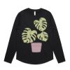 Wo's Maple Curve L/S Tee Thumbnail