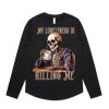Wo's Maple Curve L/S Tee Thumbnail