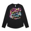 Wo's Maple Curve L/S Tee Thumbnail