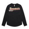Wo's Maple Curve L/S Tee Thumbnail