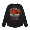 Wo's Maple Curve L/S Tee Thumbnail