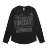 Wo's Maple Curve L/S Tee Thumbnail