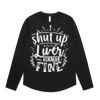 Wo's Maple Curve L/S Tee Thumbnail