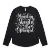 Wo's Maple Curve L/S Tee Thumbnail