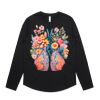 Wo's Maple Curve L/S Tee Thumbnail