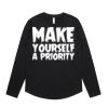 Wo's Maple Curve L/S Tee Thumbnail