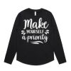 Wo's Maple Curve L/S Tee Thumbnail