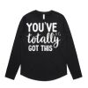 Wo's Maple Curve L/S Tee Thumbnail