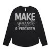 Wo's Maple Curve L/S Tee Thumbnail