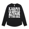 Wo's Maple Curve L/S Tee Thumbnail