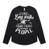 Wo's Maple Curve L/S Tee Thumbnail