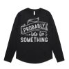 Wo's Maple Curve L/S Tee Thumbnail