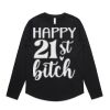 Wo's Maple Curve L/S Tee Thumbnail