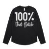 Wo's Maple Curve L/S Tee Thumbnail