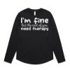 Wo's Maple Curve L/S Tee Thumbnail