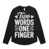 Wo's Maple Curve L/S Tee Thumbnail